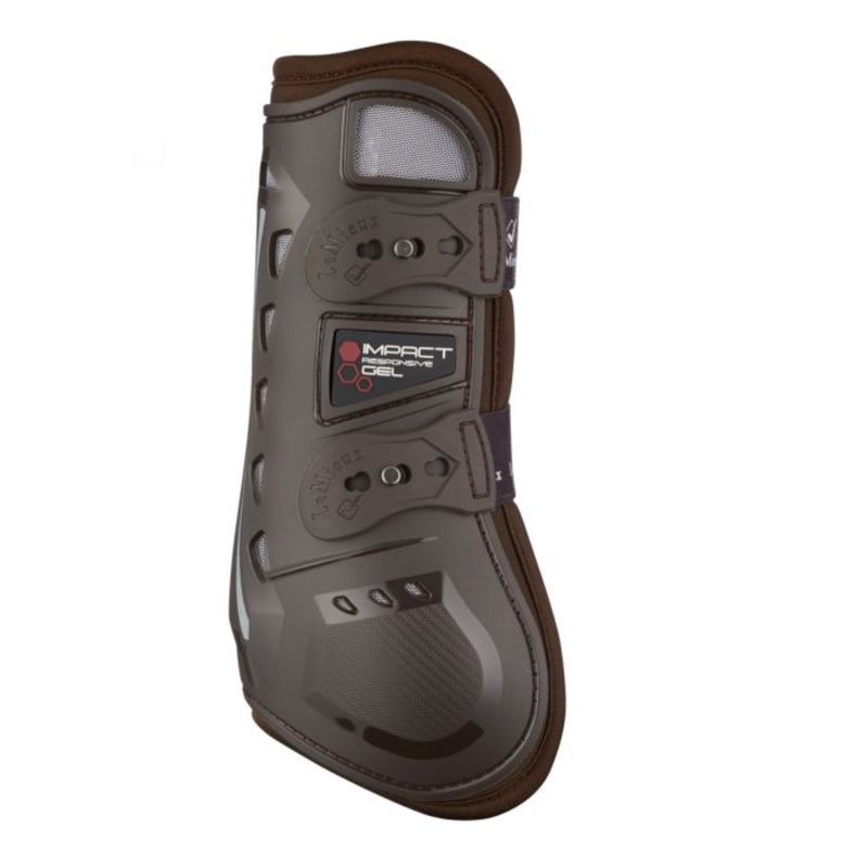 LeMieux Impact Responsive Tendon Boots - Brown-3